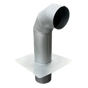 Crosse de toiture en acier galvanisé pour passage de câbles et ventilation - Ø160